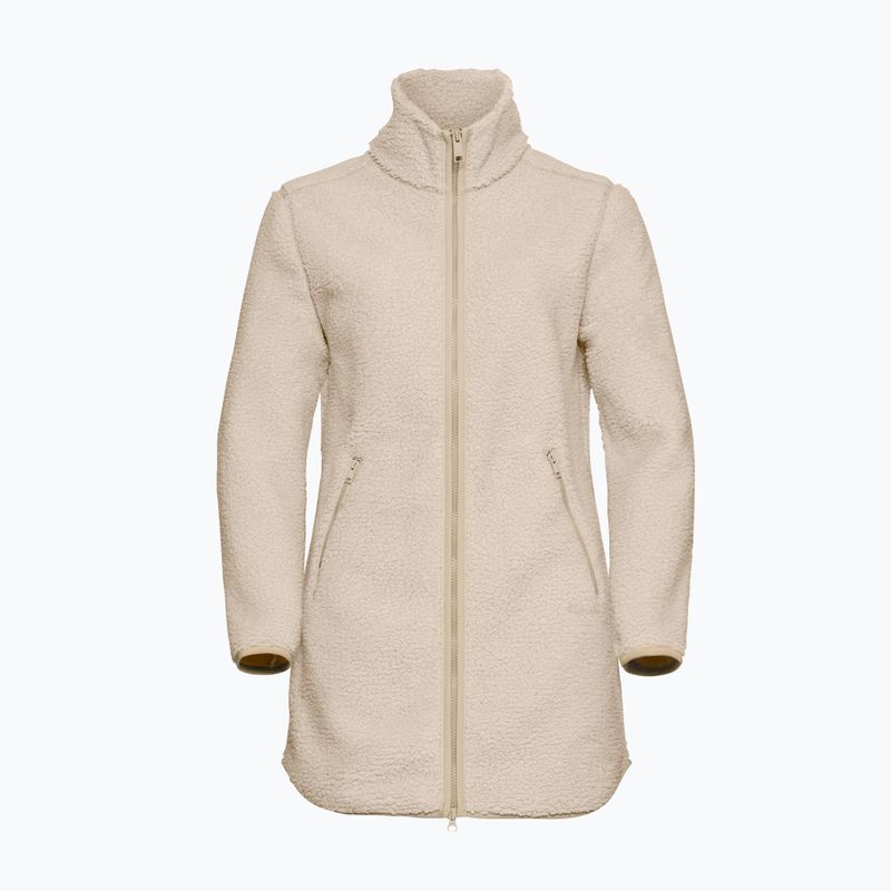 Дамски поларен суитшърт Jack Wolfskin High Curl Coat oyster 7