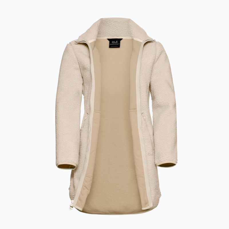 Дамски поларен суитшърт Jack Wolfskin High Curl Coat oyster 9