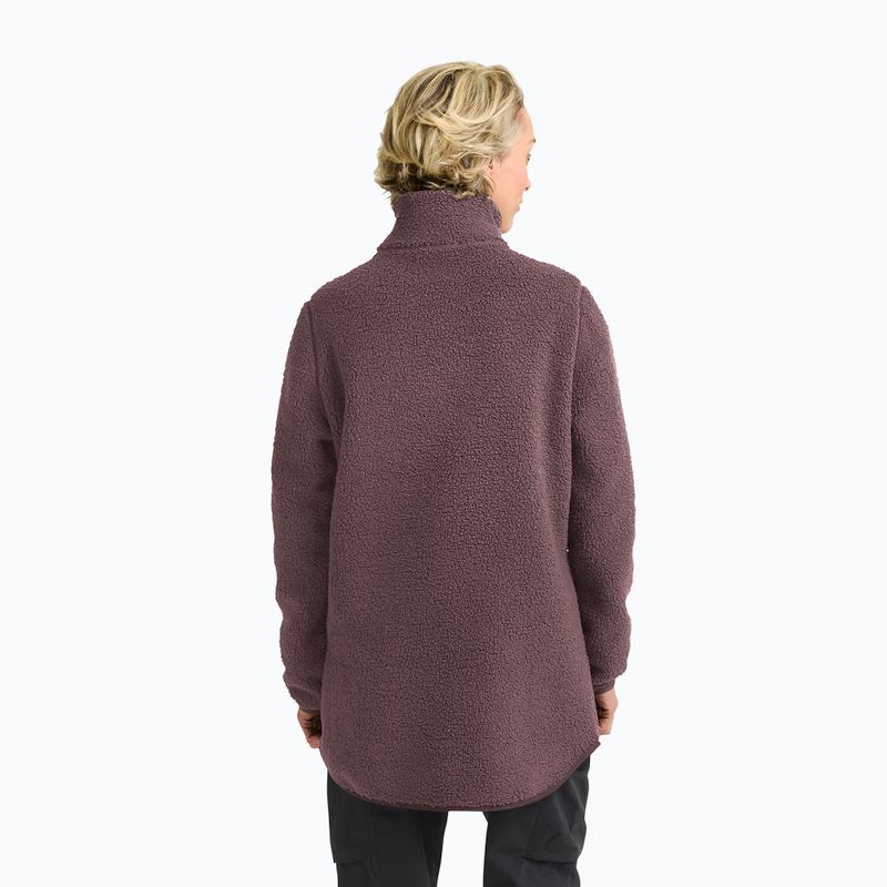 Дамски поларен суитшърт Jack Wolfskin High Curl Coat sheer plum 3