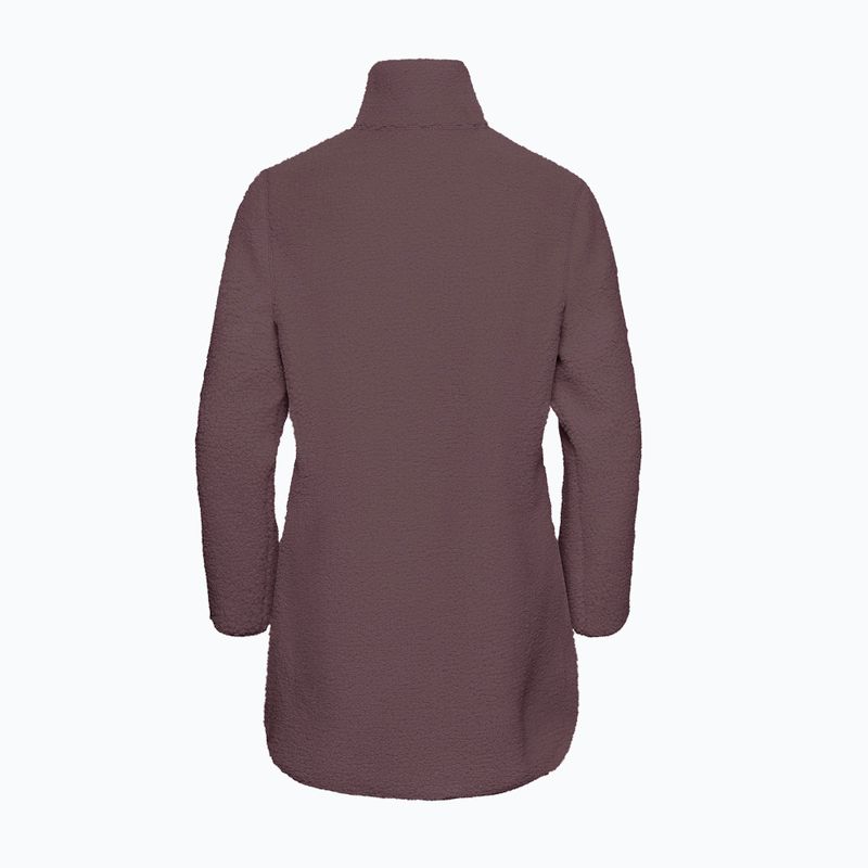 Дамски поларен суитшърт Jack Wolfskin High Curl Coat sheer plum 8