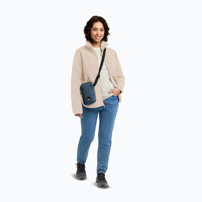 Дамски поларен суитшърт Jack Wolfskin High Curl oyster 2
