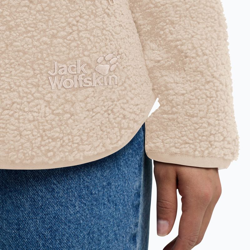Дамски поларен суитшърт Jack Wolfskin High Curl oyster 6