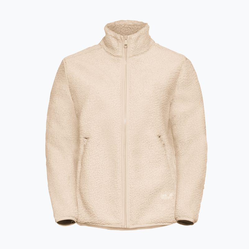 Дамски поларен суитшърт Jack Wolfskin High Curl oyster 7