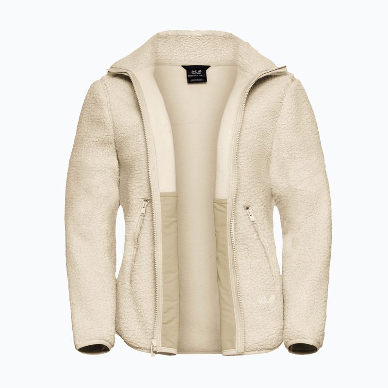 Дамски поларен суитшърт Jack Wolfskin High Curl oyster 9