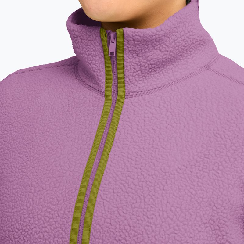 Дамски поларен суитшърт Jack Wolfskin Lite Curl Full Zip vivid orchid 4