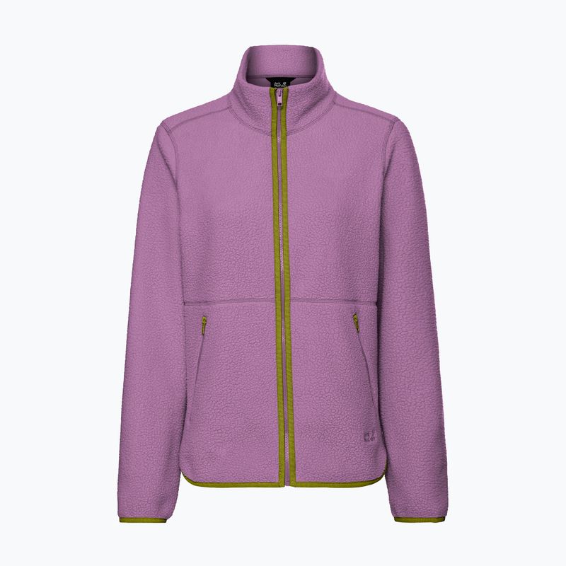 Дамски поларен суитшърт Jack Wolfskin Lite Curl Full Zip vivid orchid 7