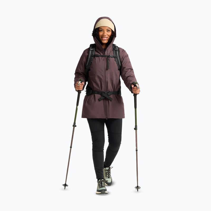 Дамско пухено яке Jack Wolfskin Icecape 2L Down Ins Rds sheer plum 2