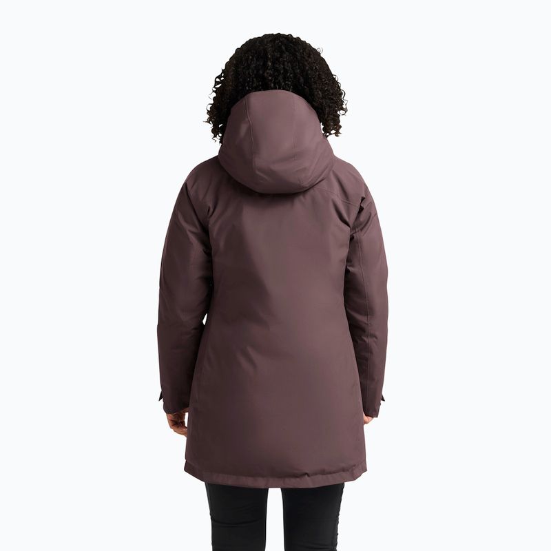 Дамско пухено яке Jack Wolfskin Icecape 2L Down Ins Rds sheer plum 3