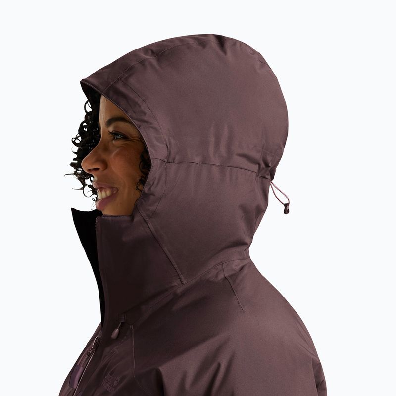 Дамско пухено яке Jack Wolfskin Icecape 2L Down Ins Rds sheer plum 4