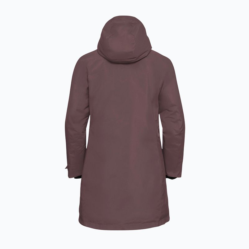 Дамско пухено яке Jack Wolfskin Icecape 2L Down Ins Rds sheer plum 8