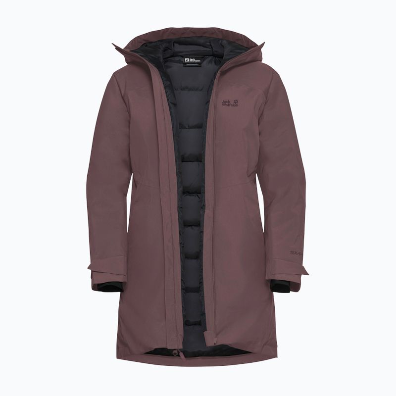 Дамско пухено яке Jack Wolfskin Icecape 2L Down Ins Rds sheer plum 9