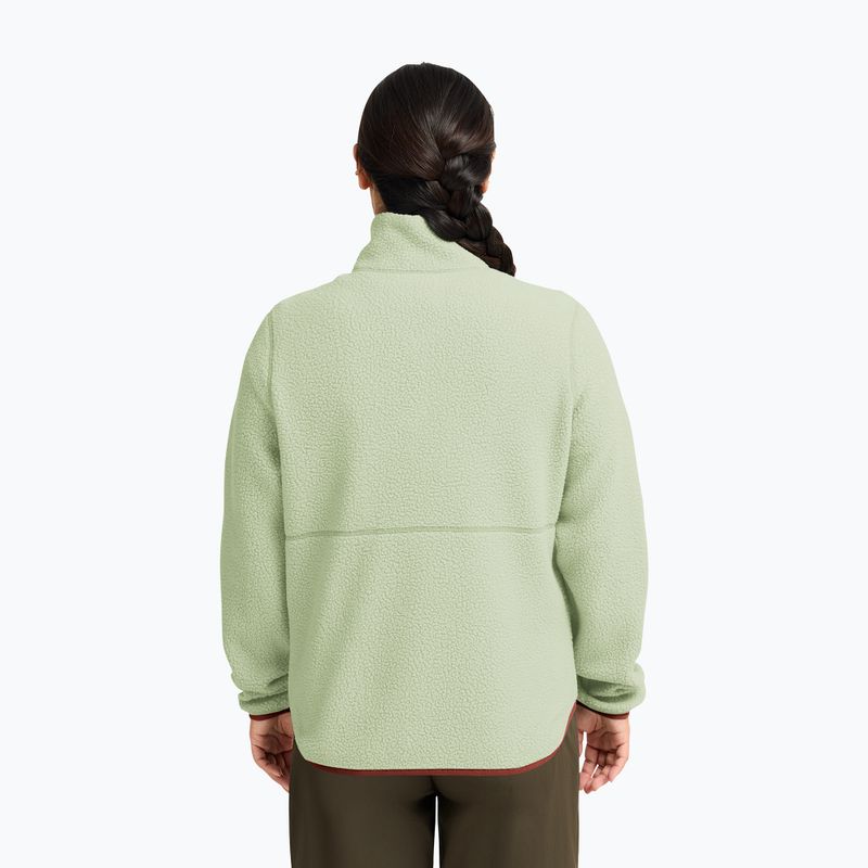 Дамски поларен суитшърт Jack Wolfskin Lite Curl Full Zip melon 3