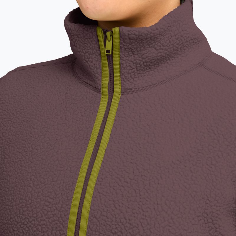 Дамски поларен суитшърт Jack Wolfskin Lite Curl Full Zip sheer plum 4