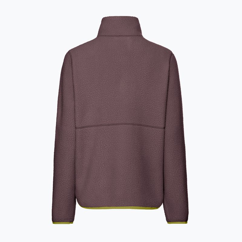 Дамски поларен суитшърт Jack Wolfskin Lite Curl Full Zip sheer plum 8