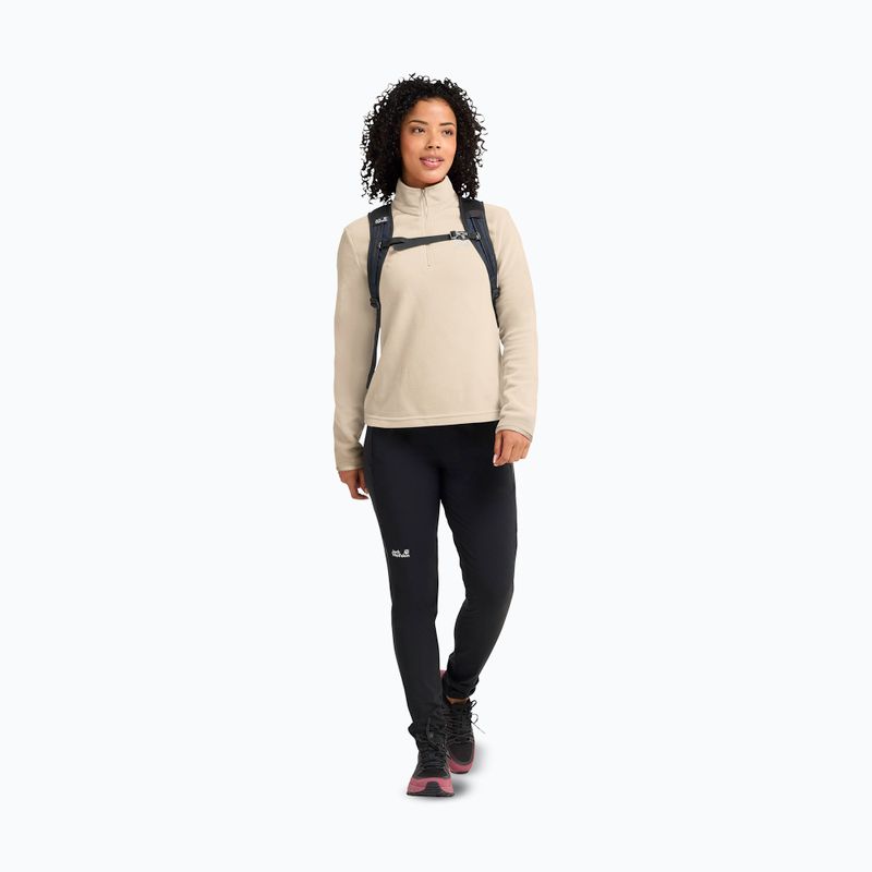 Дамски поларен суитшърт Jack Wolfskin Taunus 100 Half Zip oyster 2