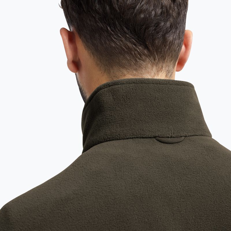 Мъжки поларен суитшърт Jack Wolfskin Taunus 200 Full Zip obsidian moss 5