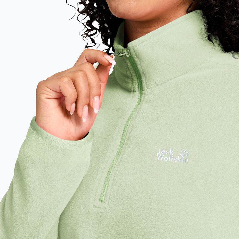 Дамски поларен суитшърт Jack Wolfskin Taunus 100 Half Zip melon 4
