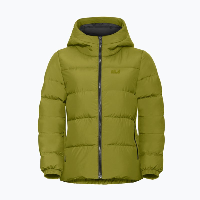 Дамско пухено палто Jack Wolfskin Frozen Palace khaki green 7