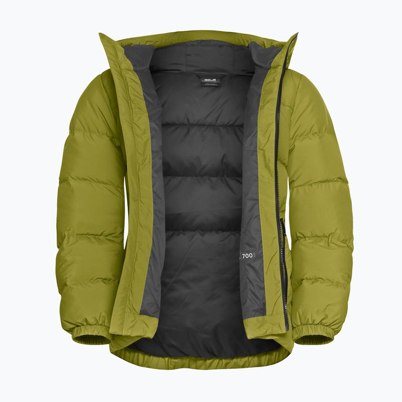 Дамско пухено палто Jack Wolfskin Frozen Palace khaki green 9