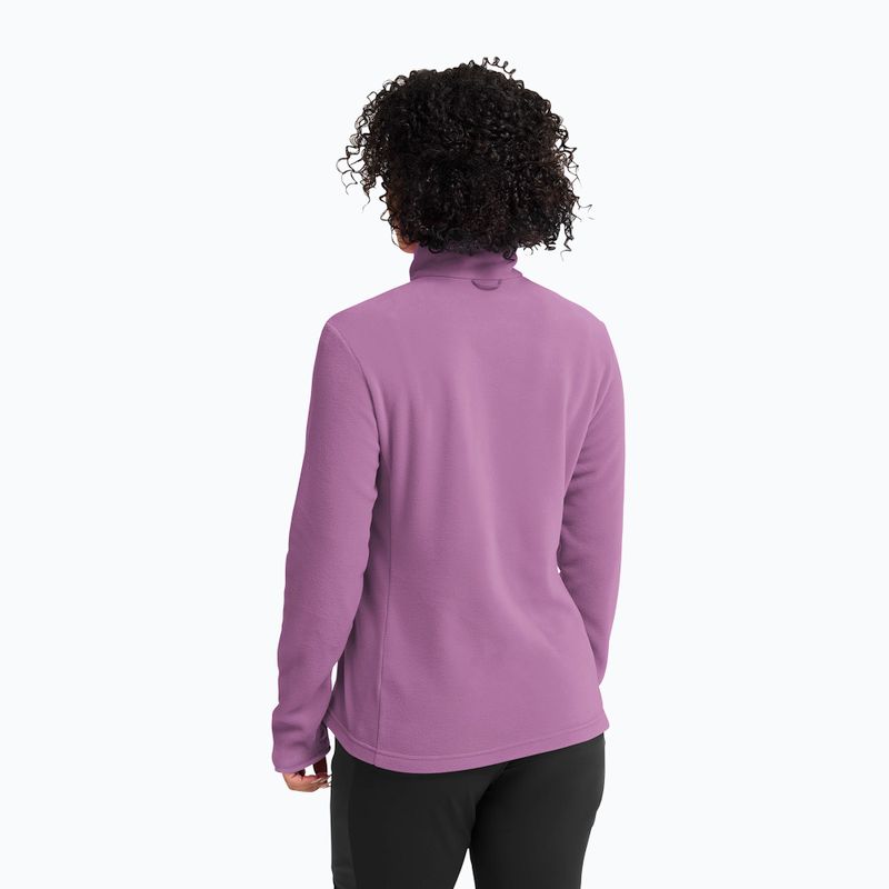 Дамски поларен суитшърт Jack Wolfskin Taunus 100 Full Zip vivid orchid 3