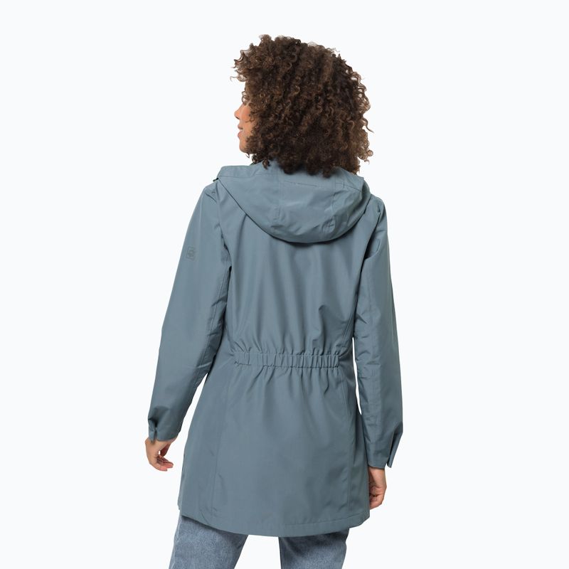 Дамски Jack Wolfskin Cape York Paradise mackintosh grey 1111244_6167 2