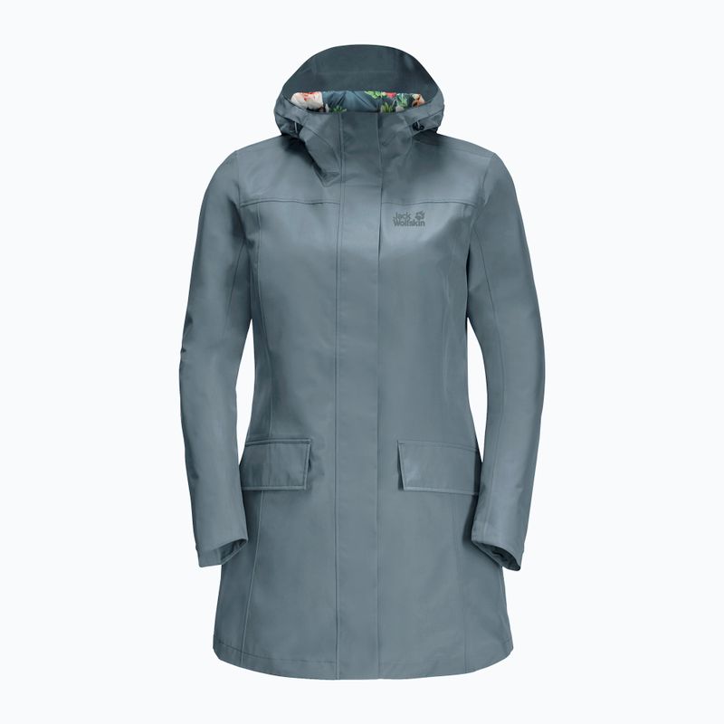 Дамски Jack Wolfskin Cape York Paradise mackintosh grey 1111244_6167 6