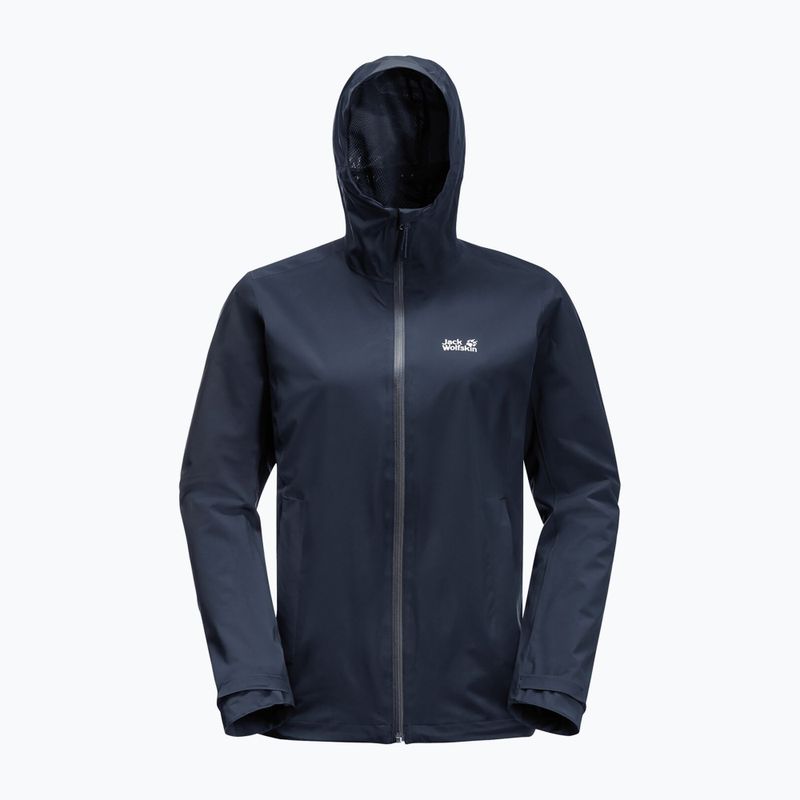 Jack Wolfskin дамско дъждобранно яке Pack & Go Shell night blue 7