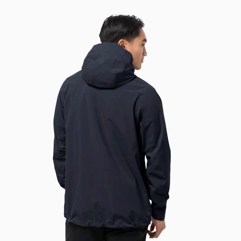 Мъжко хардшел яке Highest Peak тъмносиньо 1115131_1033 на Jack Wolfskin 2