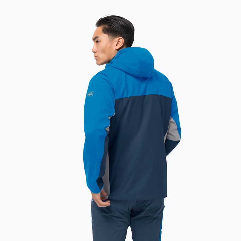 Мъжко софтшел яке Jack Wolfskin Eagle Peak II, синьо 1306911_1361 2