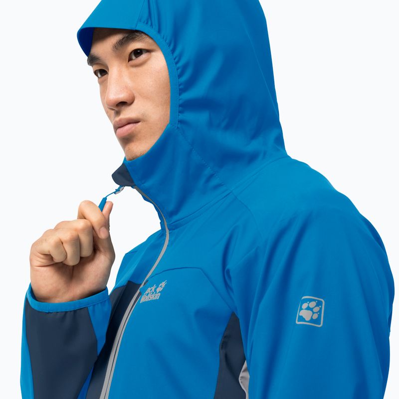 Мъжко софтшел яке Jack Wolfskin Eagle Peak II, синьо 1306911_1361 4