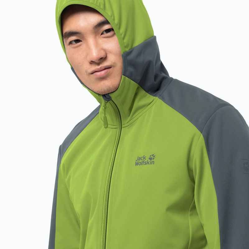 Jack Wolfskin Go Hike мъжко софтшел яке зелено 1306921_4073 3