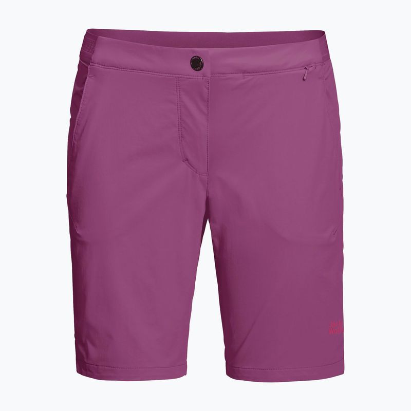 Jack Wolfskin Hilltop Trail дамски шорти за трекинг виолетов кварц 9
