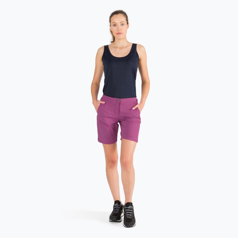 Jack Wolfskin Hilltop Trail дамски шорти за трекинг виолетов кварц 8