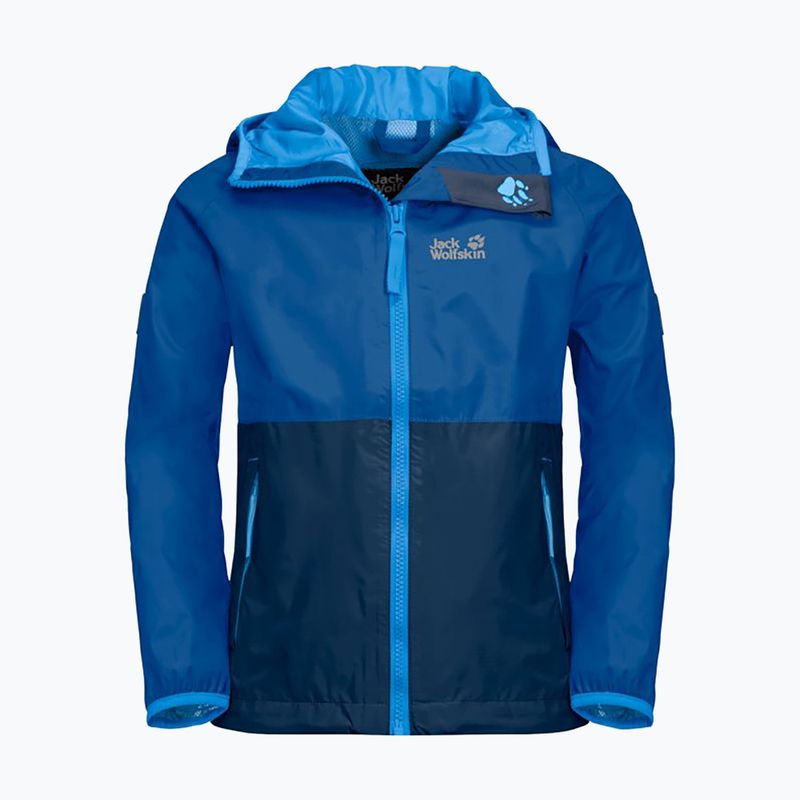 Детско дъждобранно яке Jack Wolfskin Rainy Days, синьо 1604815_1201 7