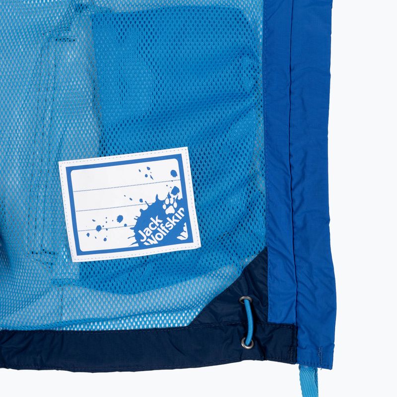 Детско дъждобранно яке Jack Wolfskin Rainy Days, синьо 1604815_1201 6