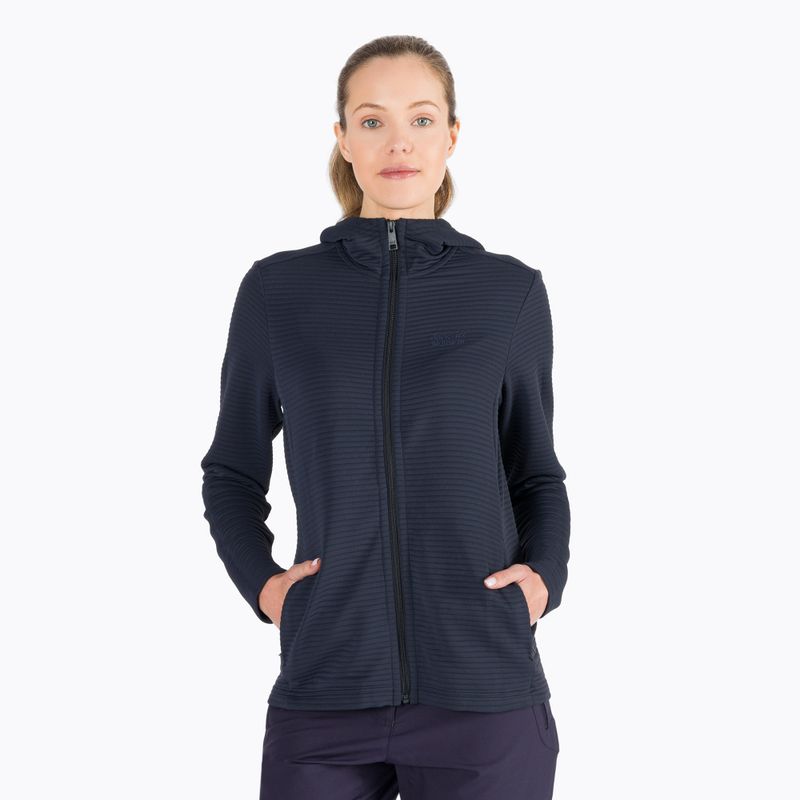 Jack Wolfskin дамско яке за трекинг Modesto с качулка нощно синьо