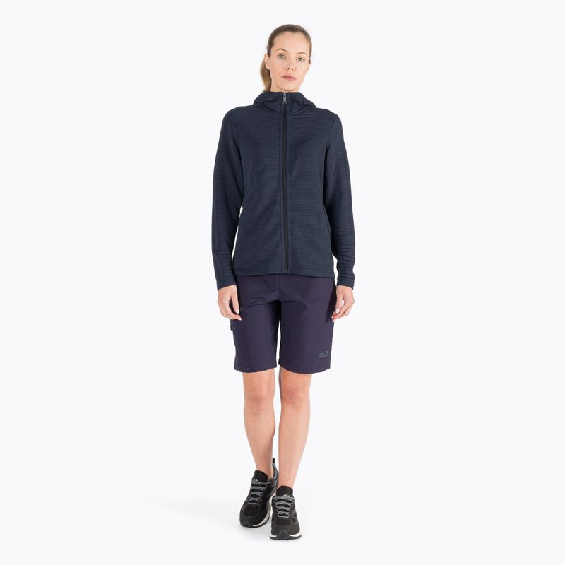 Jack Wolfskin дамско яке за трекинг Modesto с качулка нощно синьо 7