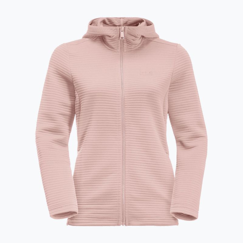 Дамско яке за трекинг Jack Wolfskin Modesto Hooded light blush 8