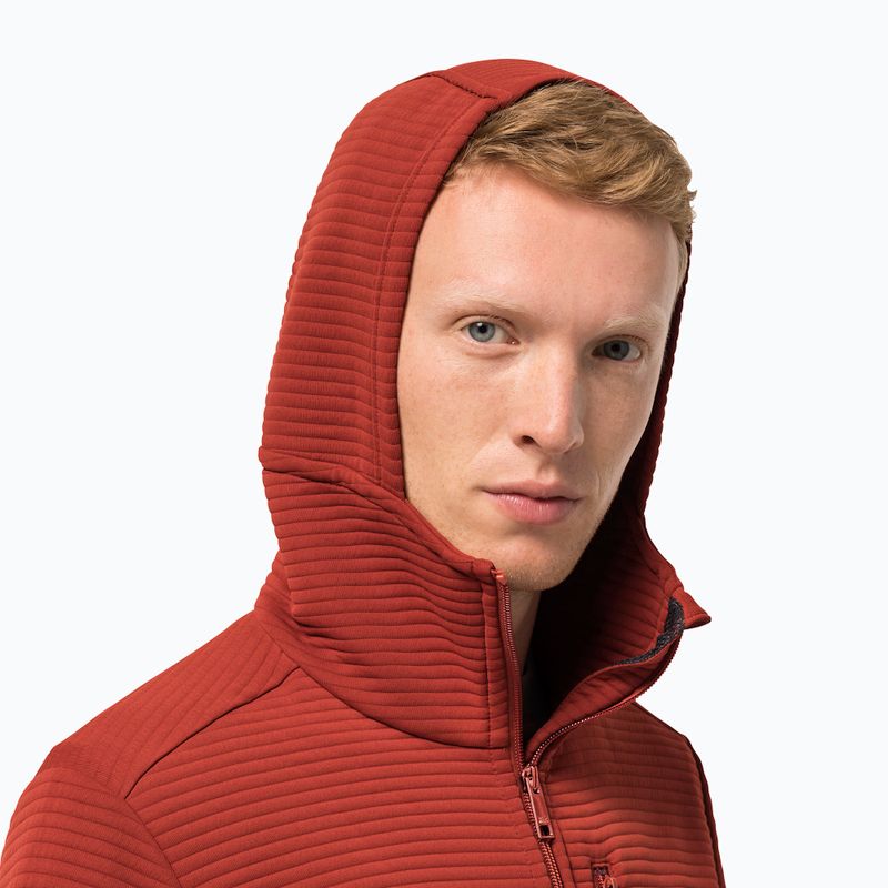 Мъжки суитшърт с полар Modesto на Jack Wolfskin червен 1706492_3740 3