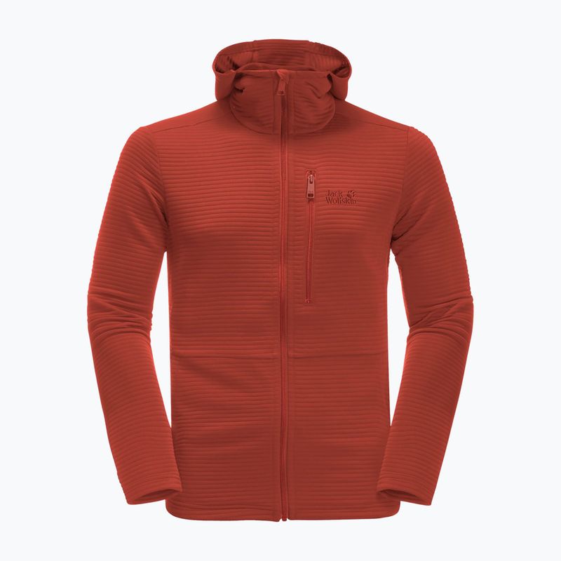Мъжки суитшърт с полар Modesto на Jack Wolfskin червен 1706492_3740 6
