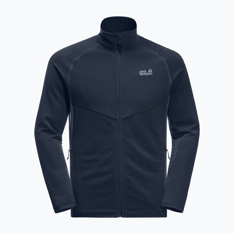 Jack Wolfskin мъжки суитшърт Active Tongari от полар тъмносин 1709472_1383 5