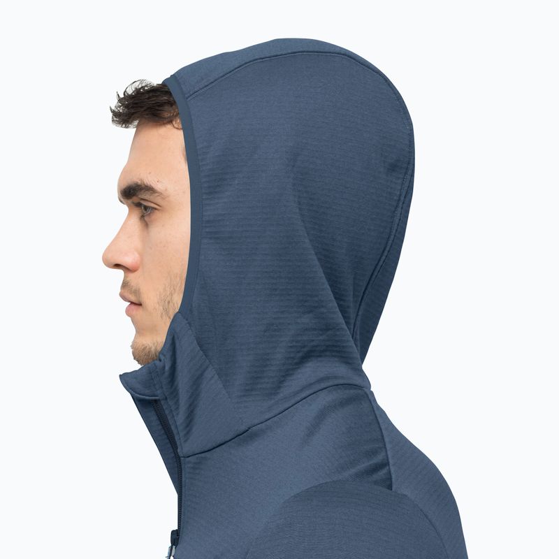 Мъжки суитшърт с полар Hydro Grid на Jack Wolfskin, тъмносин 1710001_1383 4