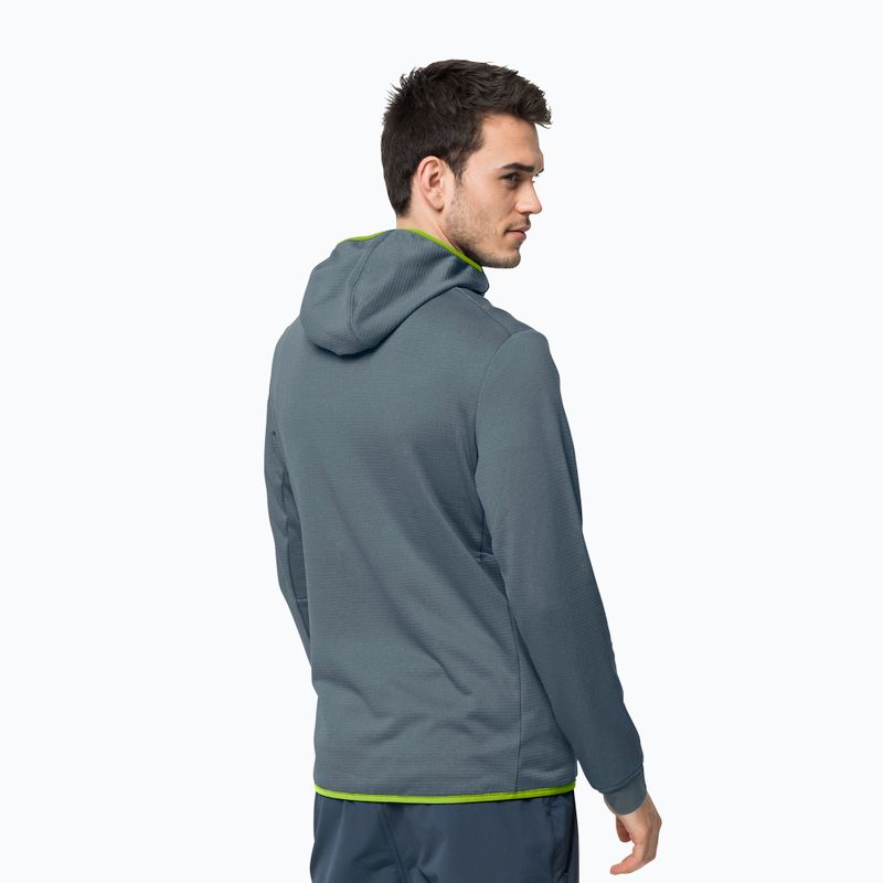 Мъжки полар Jack Wolfskin Hydro Grid сив 1710001_6098 2