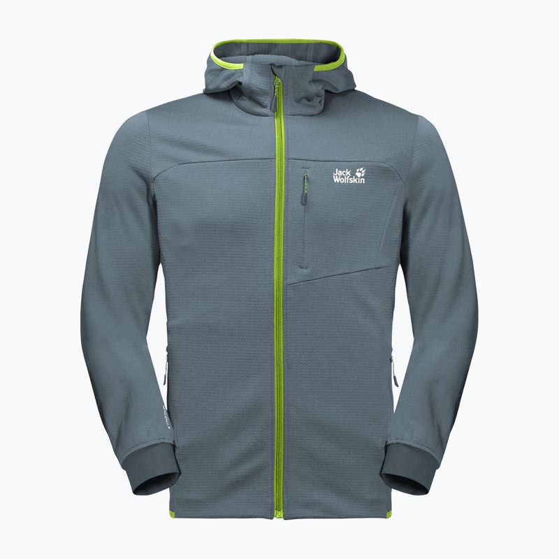 Мъжки полар Jack Wolfskin Hydro Grid сив 1710001_6098 6