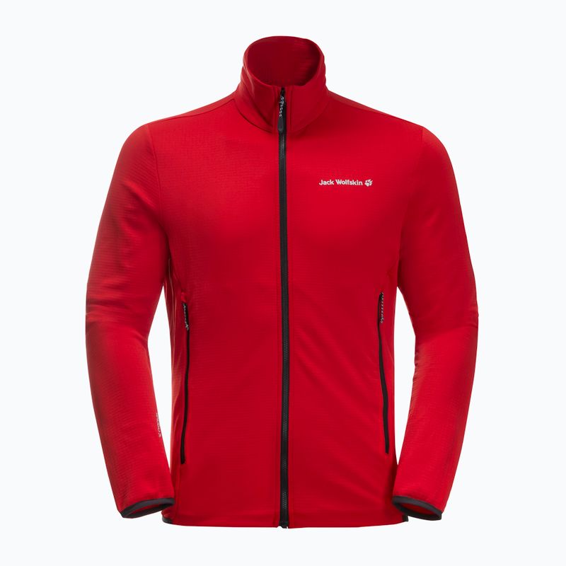 Мъжки поларен суитшърт Jack Wolfskin Dna red 1710271_2206 4
