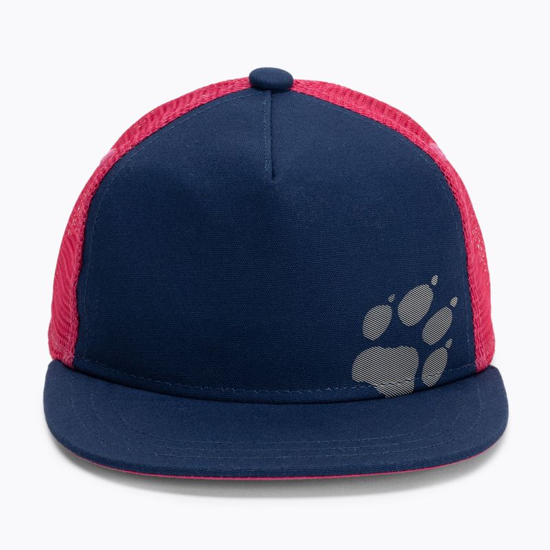 Детска бейзболна шапка Jack Wolfskin Rib Paw navy/pink 1907641_1225 4