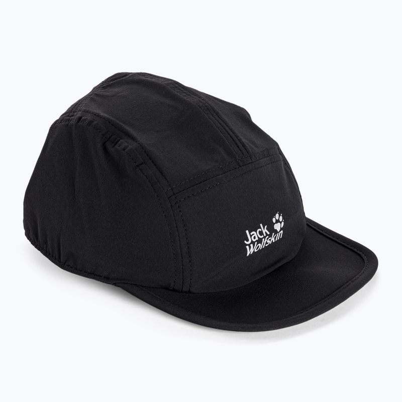 Jack Wolfskin Pack & Go бейзболна шапка черна 1910511_6000