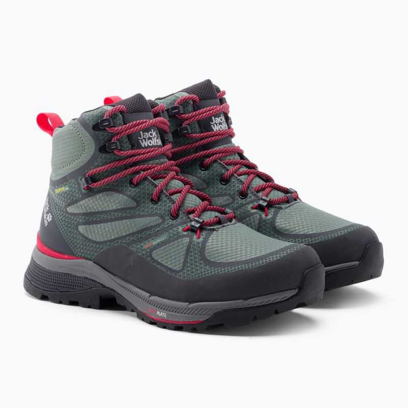 Дамски обувки Jack Wolfskin Force Striker Texapore zielone 4038871_4175 5