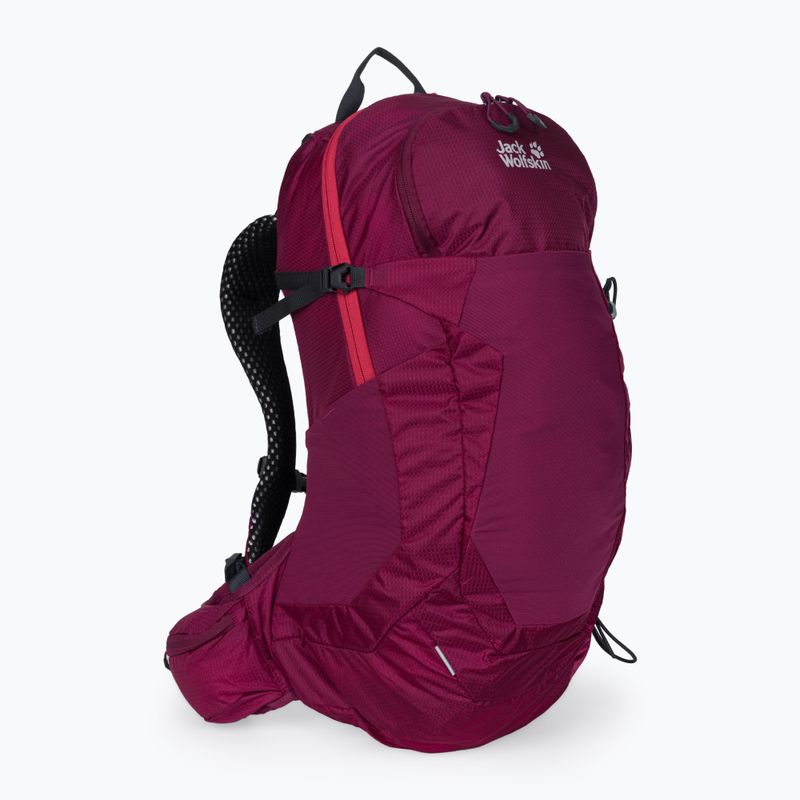 Jack Wolfskin Crosstrail ST 22 л туристическа раница бордо 2009562_2222