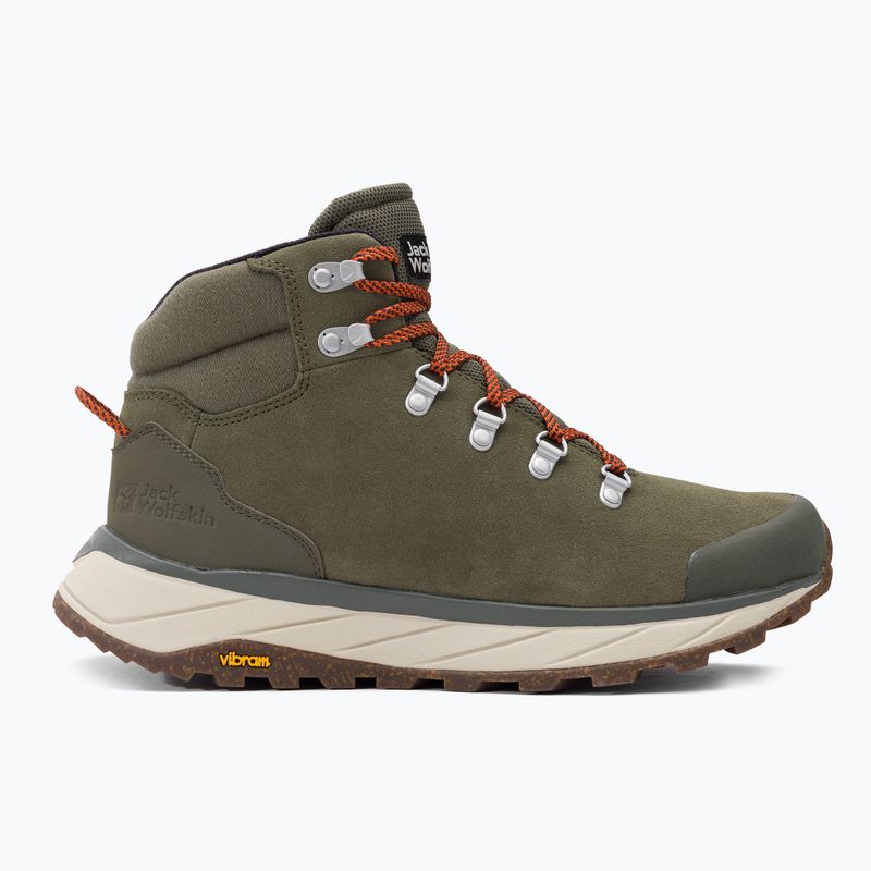 Мъжки ботуши за трекинг Terraventure Urban Mid каки/оранжеви на Jack Wolfskin 2